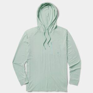 Duck Camp - Lightweight Bamboo Hoodie Foam Green - Mens M